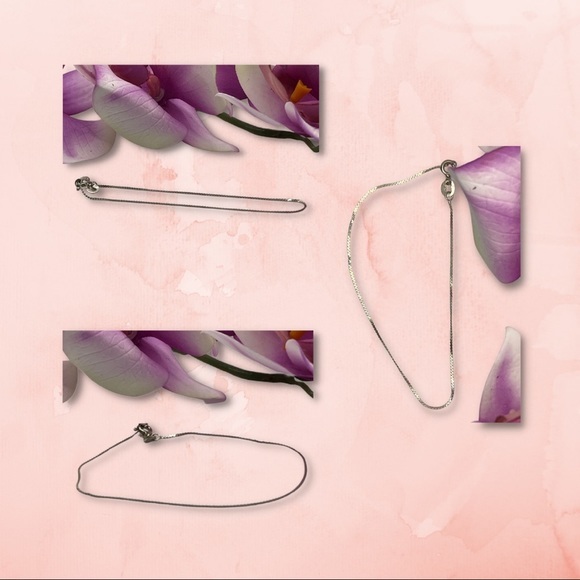 Vintage .925 Sterling Silver Delicate Chain Bracelet(s) - 7 & 7 1/2 Inches (EUC) - Picture 3 of 3